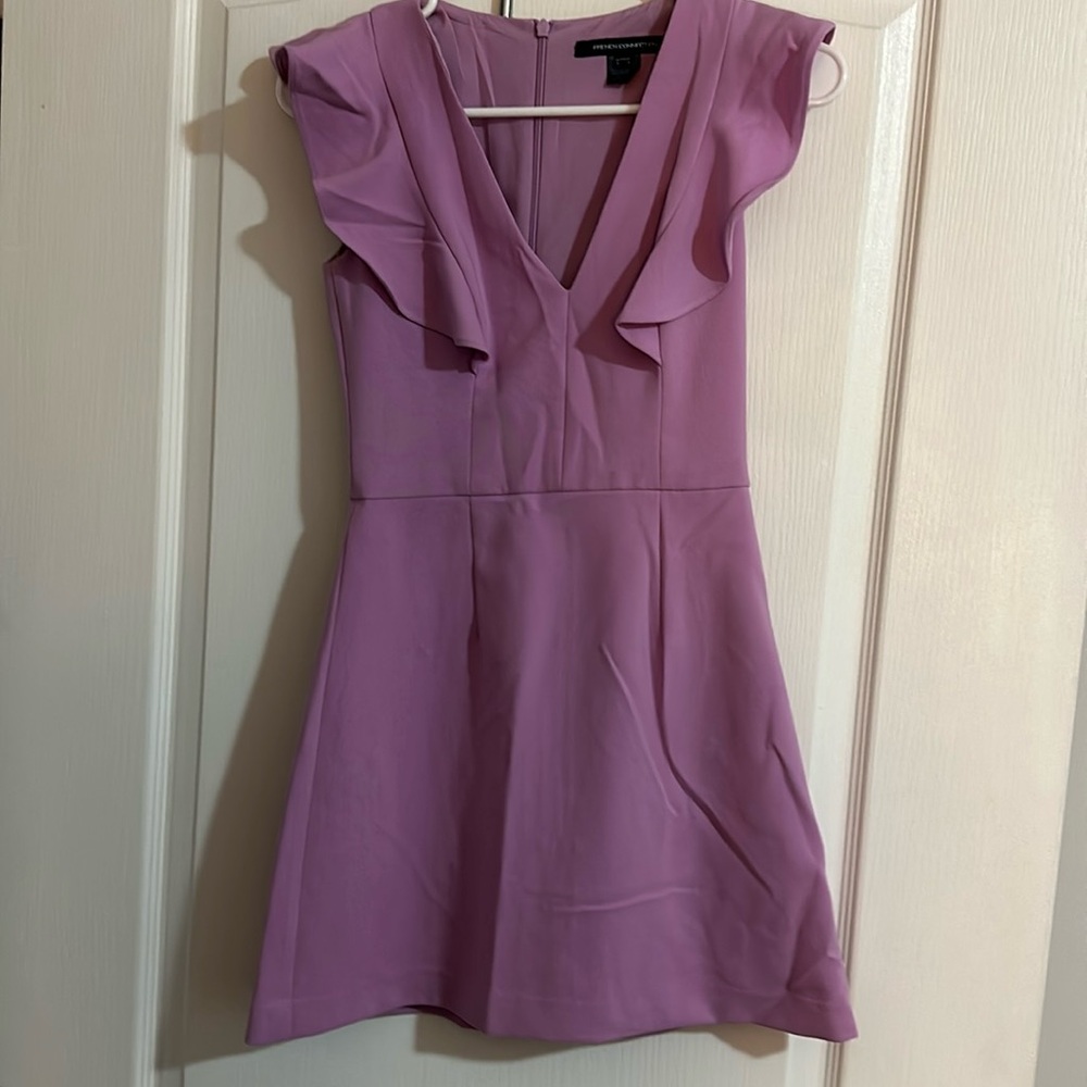 French Connection lavender size 0 dress. formal dress, sorority dress, SK.